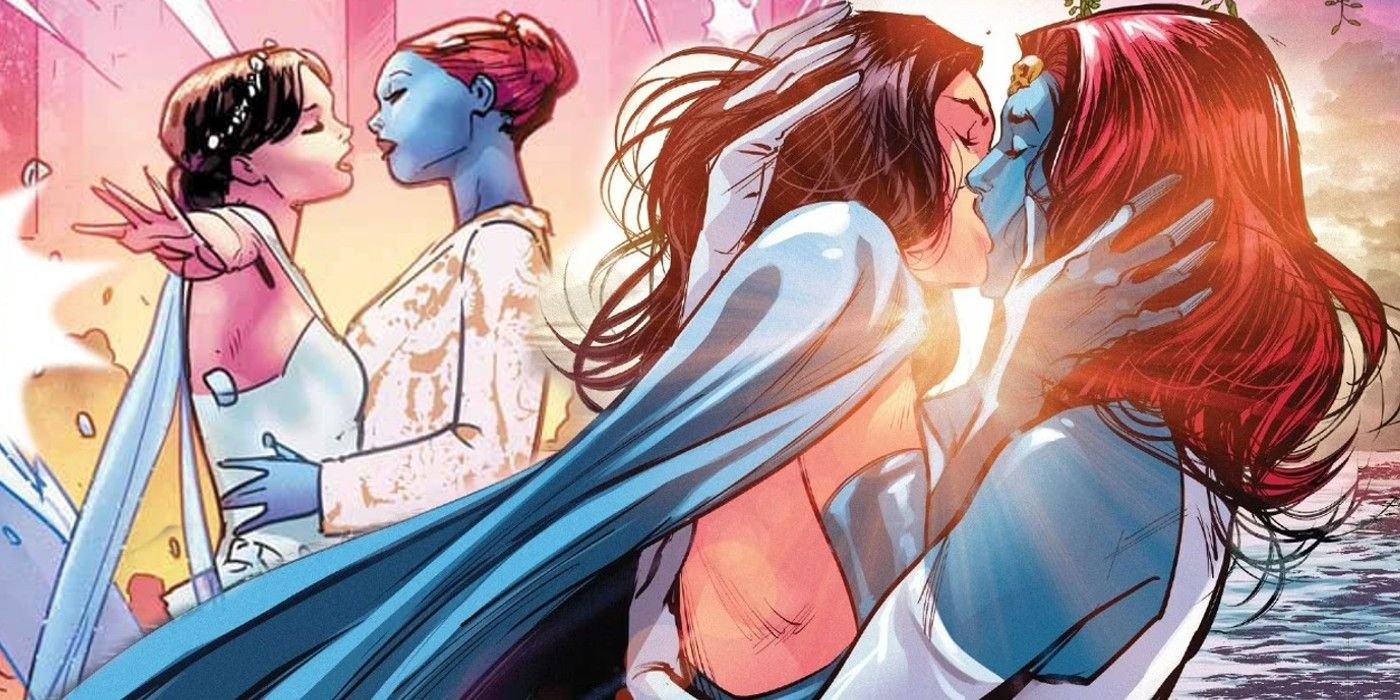 Los íconos queer de X-Men, Mystique y Destiny, finalmente se casan en un nuevo especial de bodas