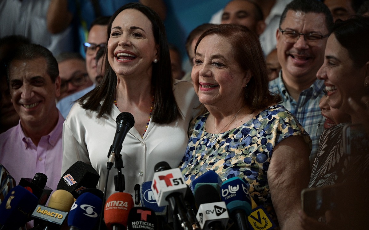 María Corina Machado nombra a Corina Yoris como su sustituta para las elecciones en Venezuela