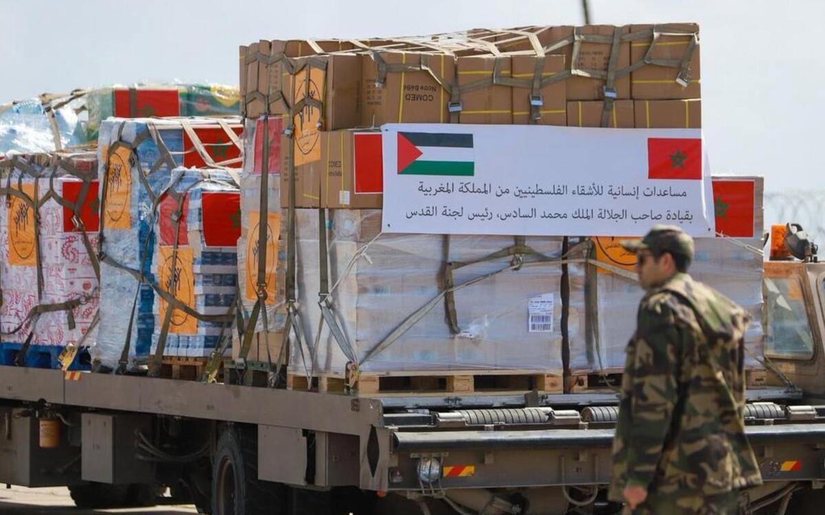Marruecos envía ayuda humanitaria por tierra a Gaza desde Tel Aviv, una ruta ‘inédita’