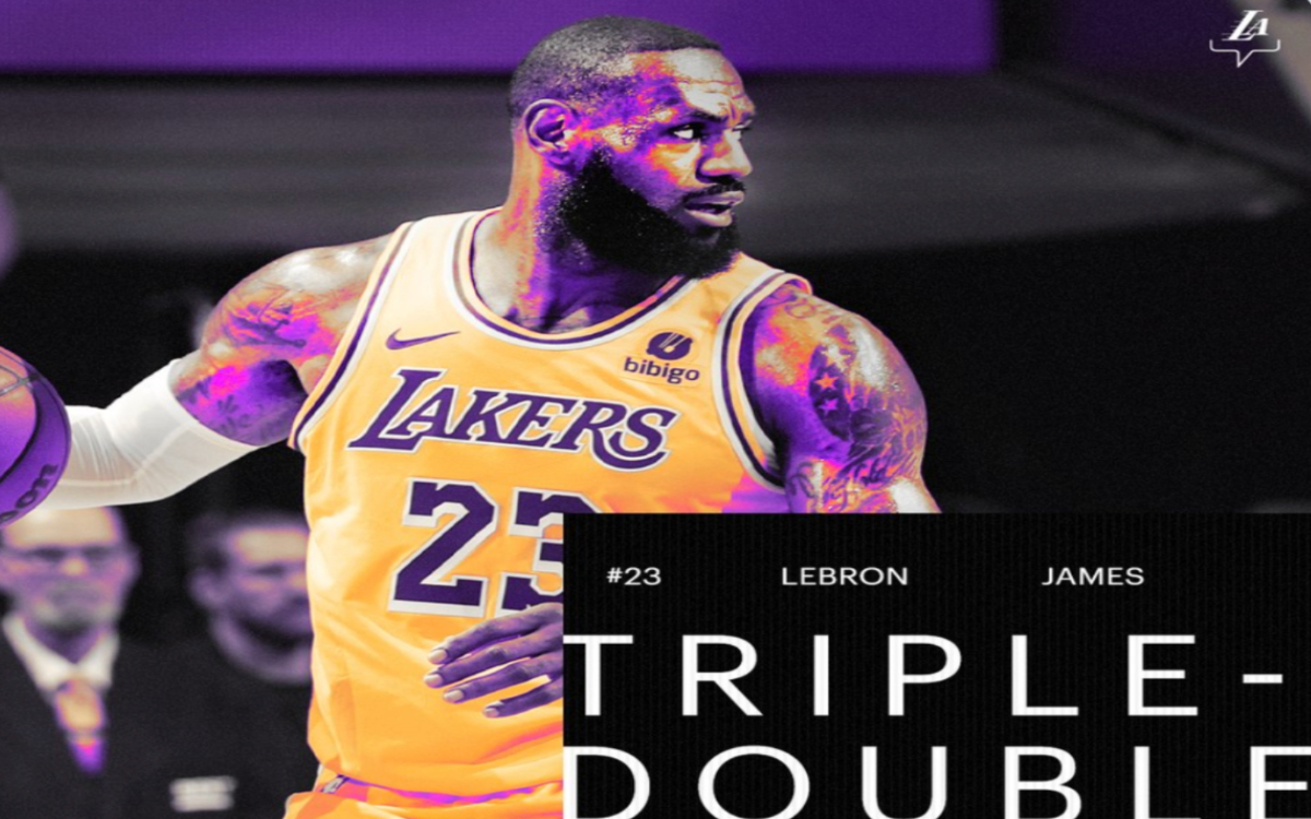 NBA: Firma LeBron James su triple doble número 111 | Video