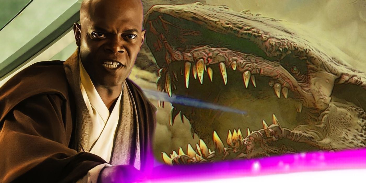 Olvídese de los dragones Krayt: Mace Windu revela que un monstruo de Star Wars es inmune a los sables de luz