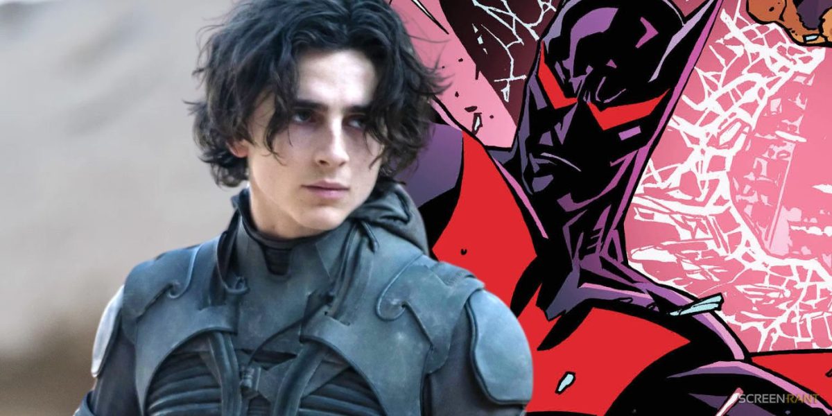 Timothée Chalamet se convierte en el Terry McGinnis perfecto en el impresionante arte de Batman Beyond DC