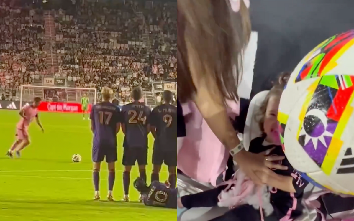 ¿Bautizo argentino? Messi pega balonazo a bebé y padre lo celebra: ¡Te lo pegó Messi, no pasa nada! | Video
