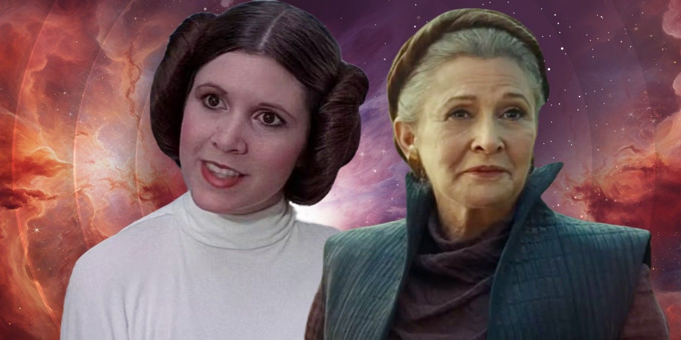 ¿Qué edad tenía Carrie Fisher en cada película de Star Wars?