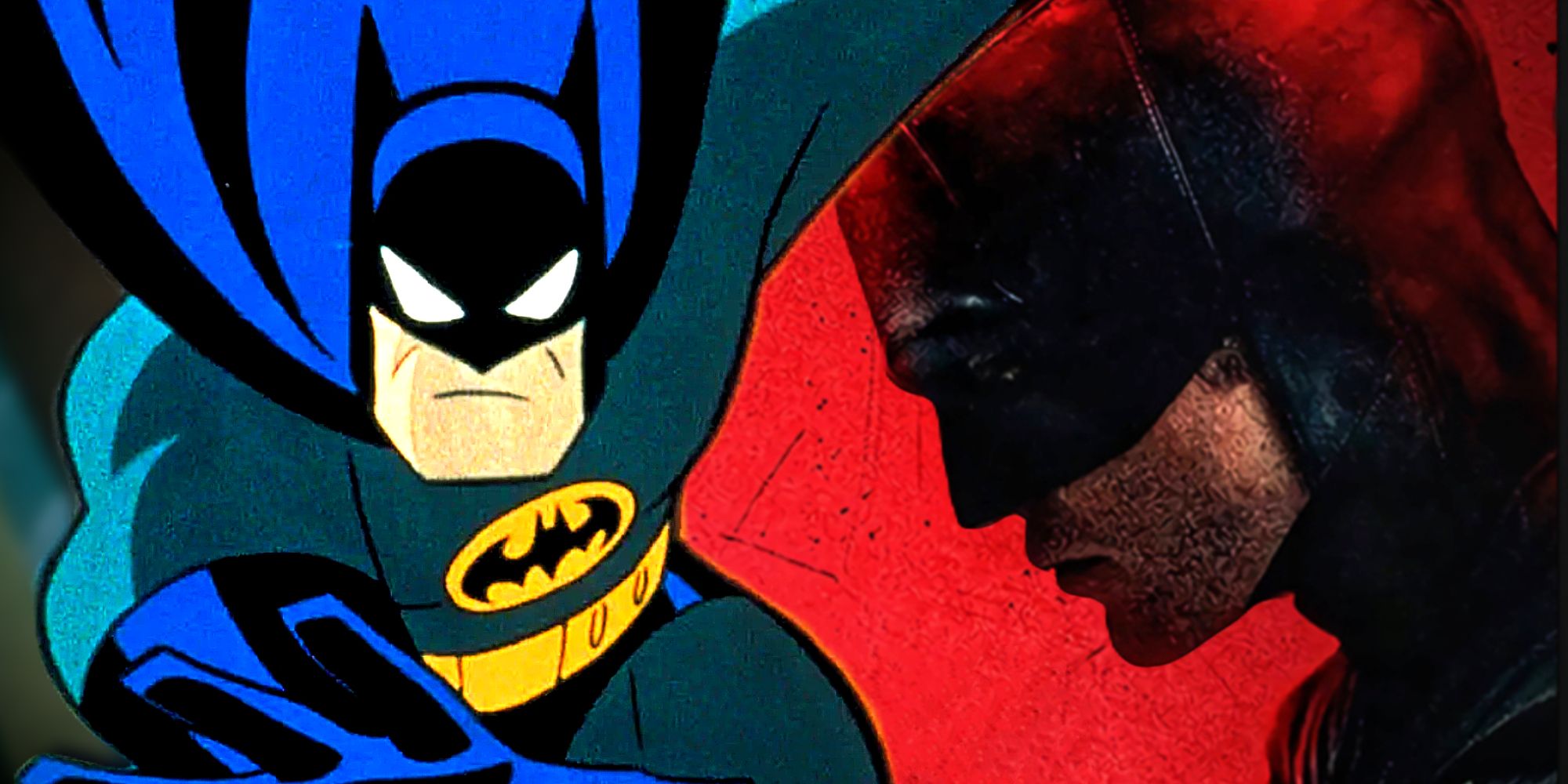 El póster de la película Batman se ve impresionante rediseñado al estilo Batman: la serie animada