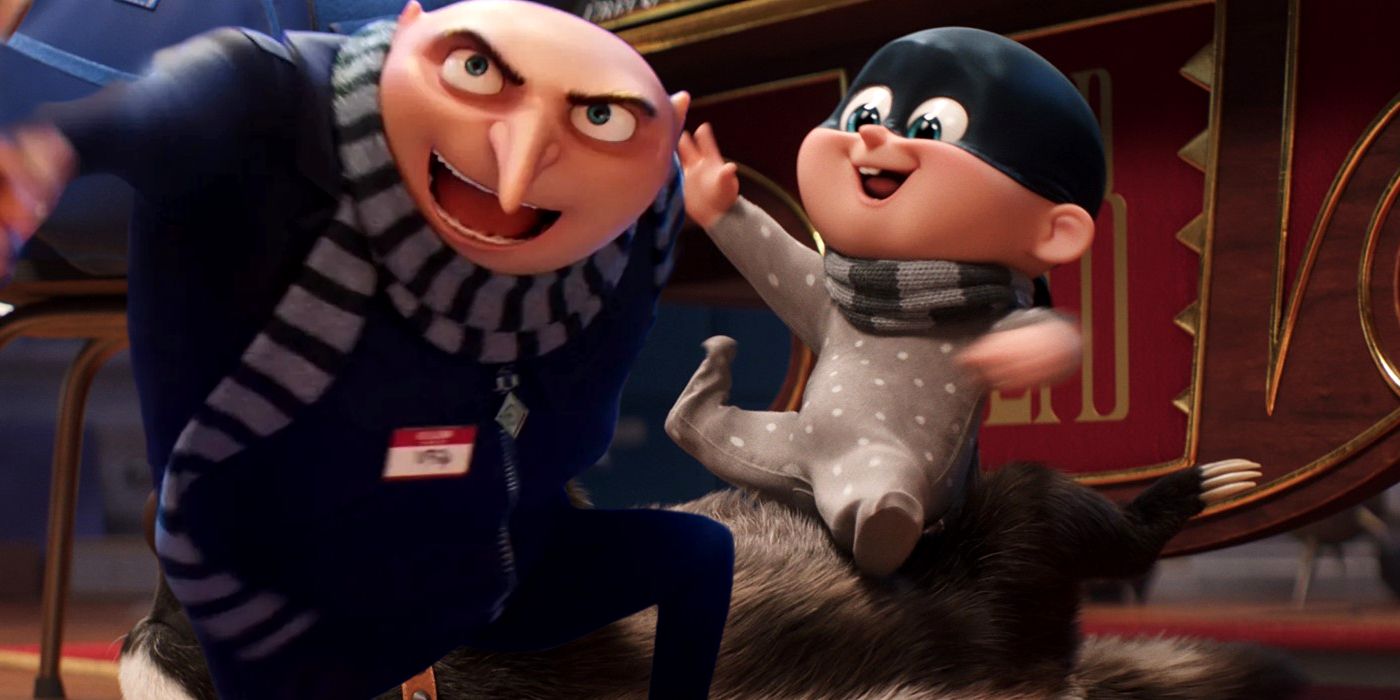 Gru y su hijo roban a una anciana en el primer metraje de Despicable Me 4 mostrado en CinemaCon