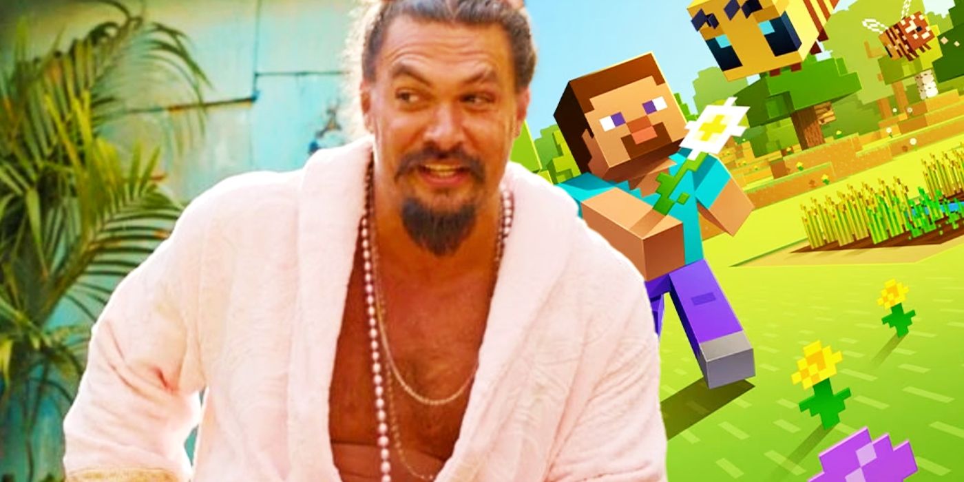 Jason Momoa anuncia el final de la filmación de la película de Minecraft en una alegre imagen de BTS