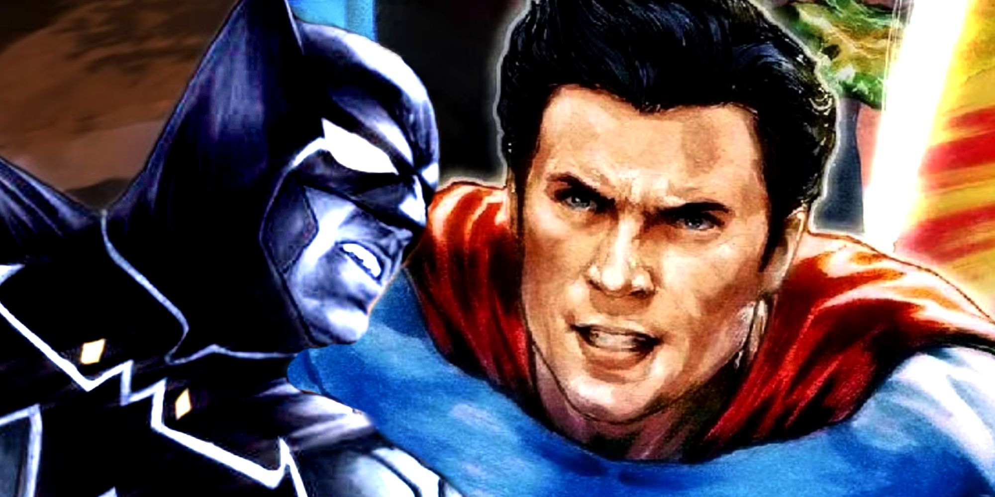 Batman se une al Superman mayor de Tom Welling en la Liga de la Justicia en un impresionante arte de Smallville