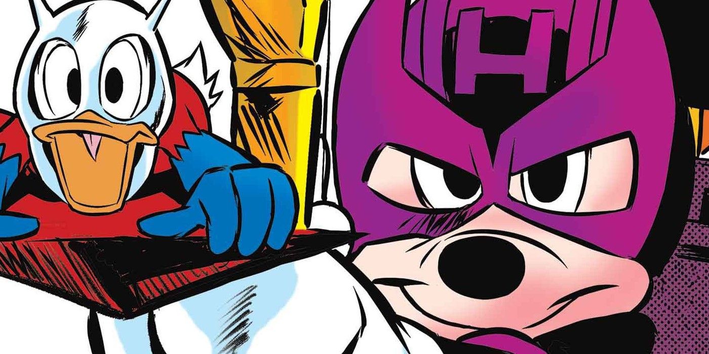 Hawkeye y Ant-Man de los Vengadores obtienen un rediseño hilarantemente perfecto del Pato Donald y Mickey Mouse