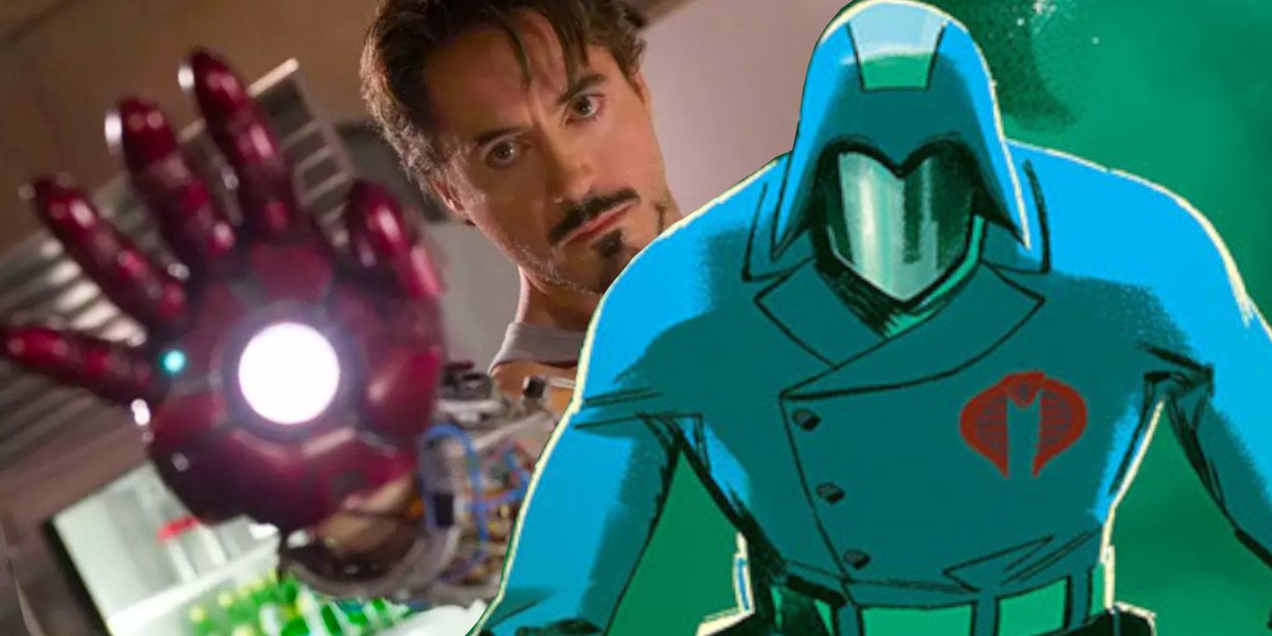 Cobra Commander canaliza a Iron Man con la última arma tecnológica de Transformers