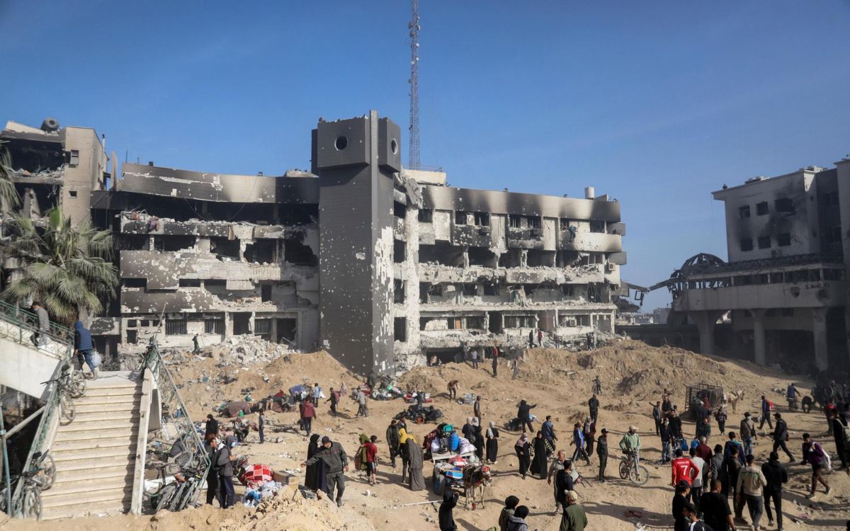 Autoridades gazatíes reportan destrucción y cuerpos calcinados tras incursión israelí al hospital Shifa