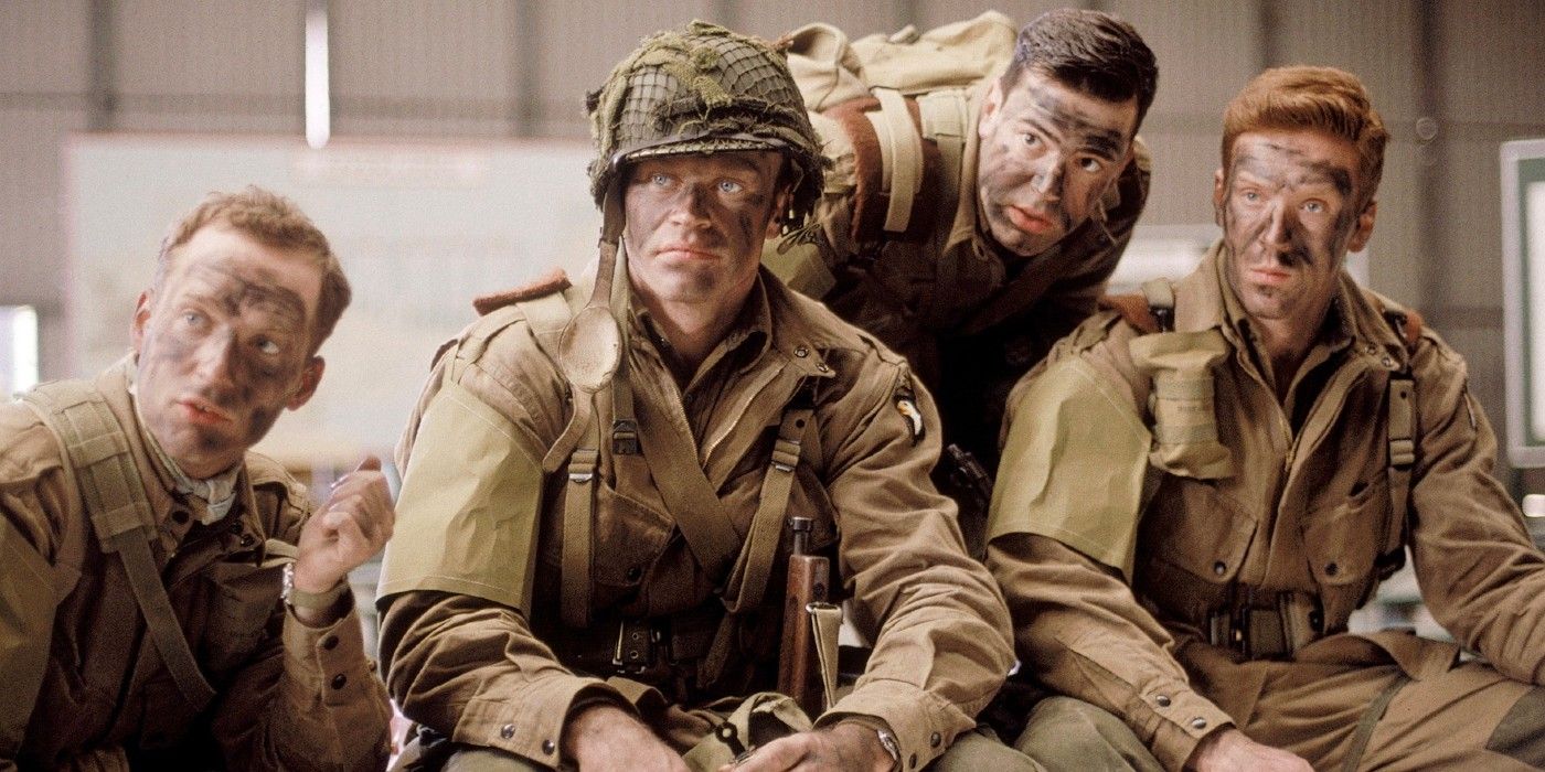 Un grupo de soldados en Band of Brothers de HBO