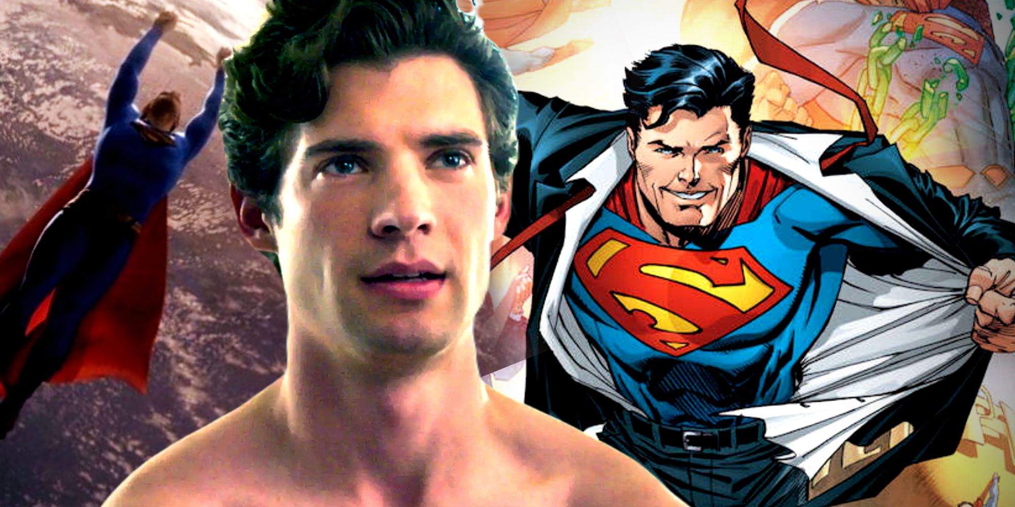 David Corenswet recrea el momento icónico del disfraz de Superman en un impresionante arte de DC