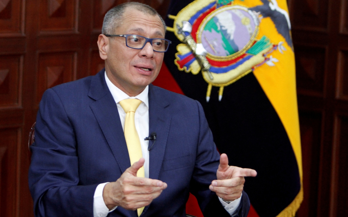 Exvicepresidente de Ecuador, Jorge Glas, será dado de alta del hospital