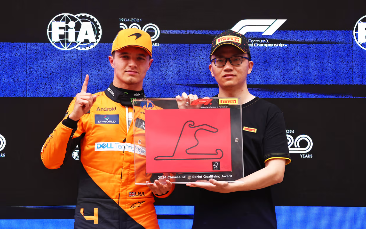 F1: Norris y Hamilton arrancarán en la primera fila del Sprint del GP de China; 'Checo' comenzará sexto