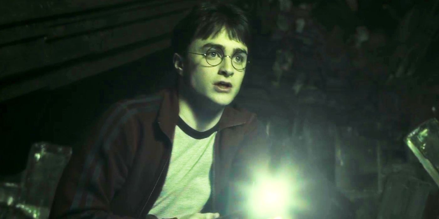 Harry Potter se convierte en un cuento de terror lovecraftiano en un arte melancólico