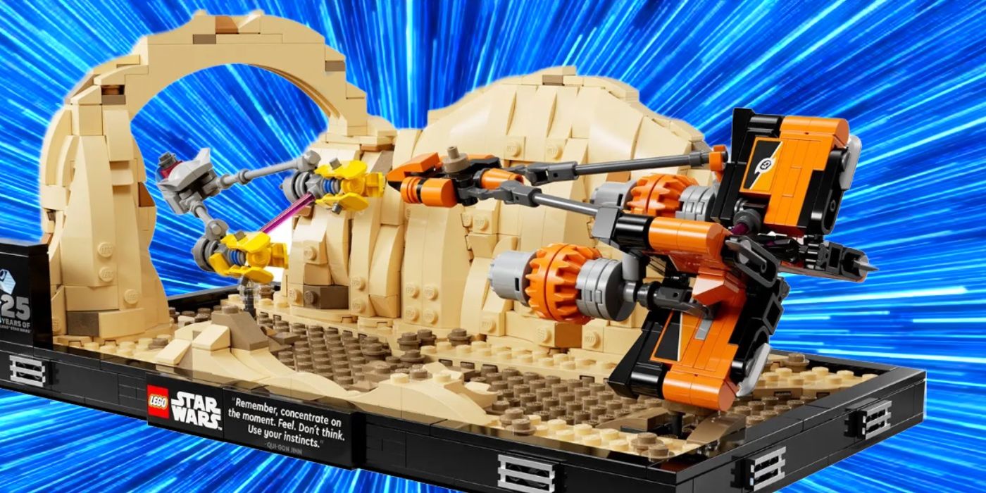 LEGO Star Wars anuncia el primer diorama de la amenaza fantasma como parte de las celebraciones del 25 aniversario