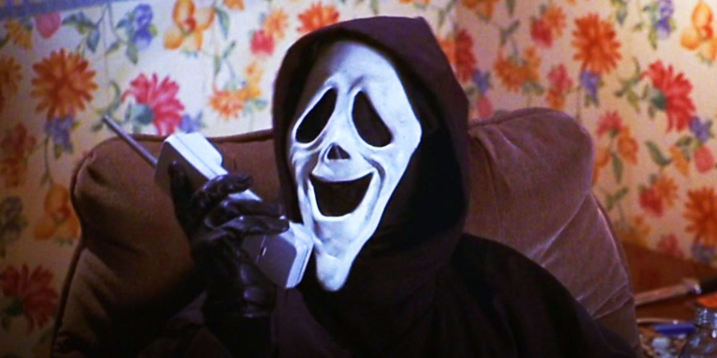 Una parodia de Ghostface por teléfono en Scary Movie