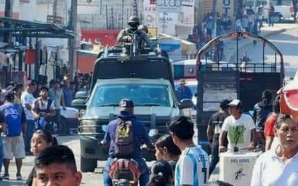 Reportan enfrentamiento al interior de Mercado público en Ocosingo, Chiapas