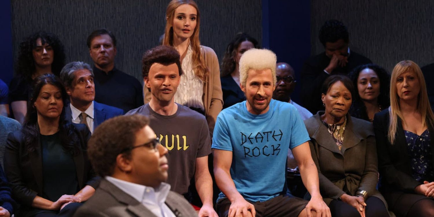 Ryan Gosling y el elenco de SNL no pueden dejar de reír incluso durante los ensayos en el video de BTS de un sketch viral
