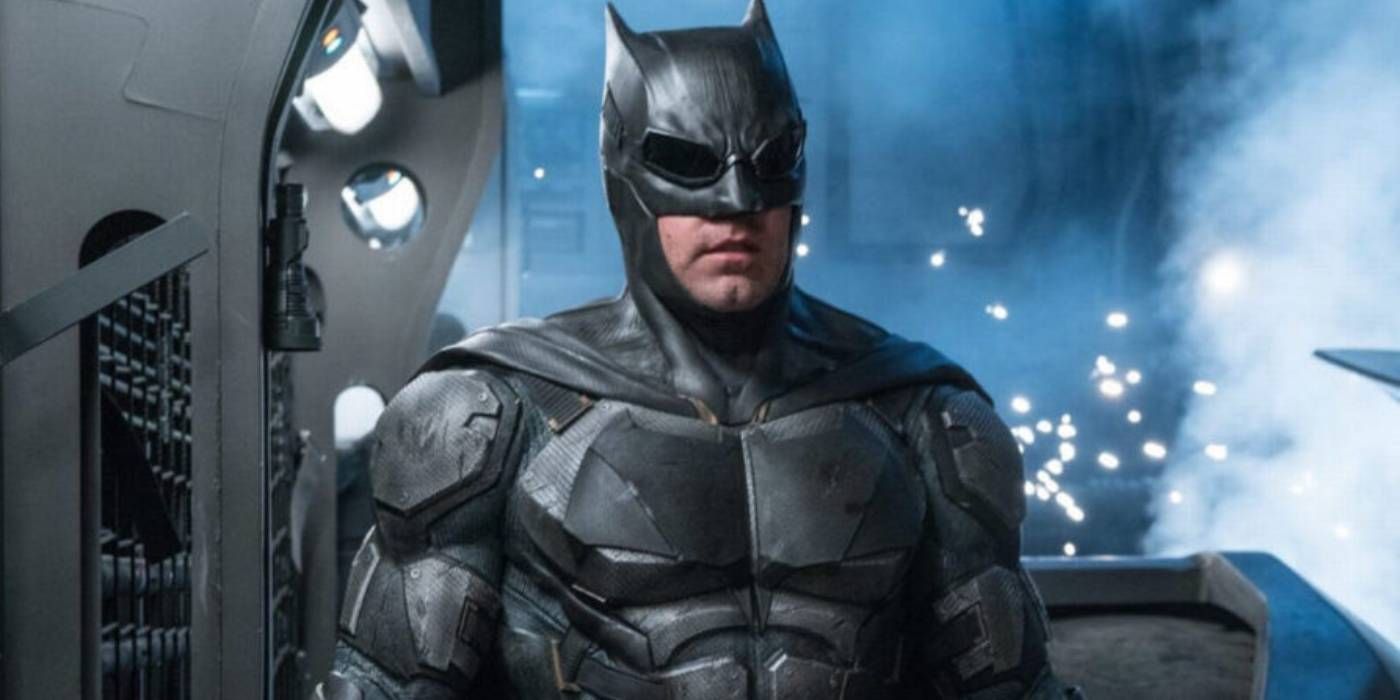 Ben Affleck como Batman con traje blindado en la imagen de la Liga de la Justicia de Zack Snyder