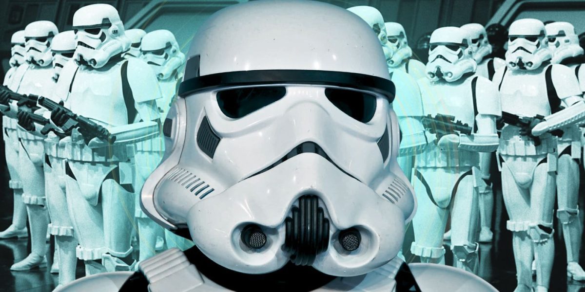 "¿No eres un poco bajo para ser un Stormtrooper?"  - La 501.ª recluta a un nuevo Stormtrooper en un tremendo cosplay de Star Wars