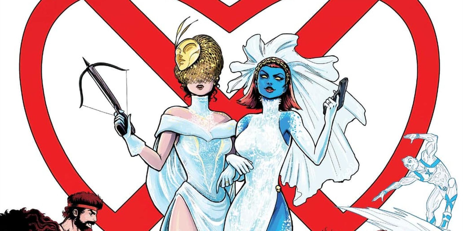 Mystique y Destiny de X-Men se casan en el primer vistazo al especial del Mes del Orgullo de Marvel