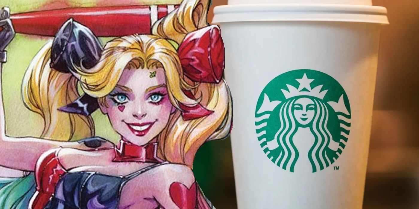Harley Quinn se lanza al café más moderno de Starbucks con su reacción perfecta