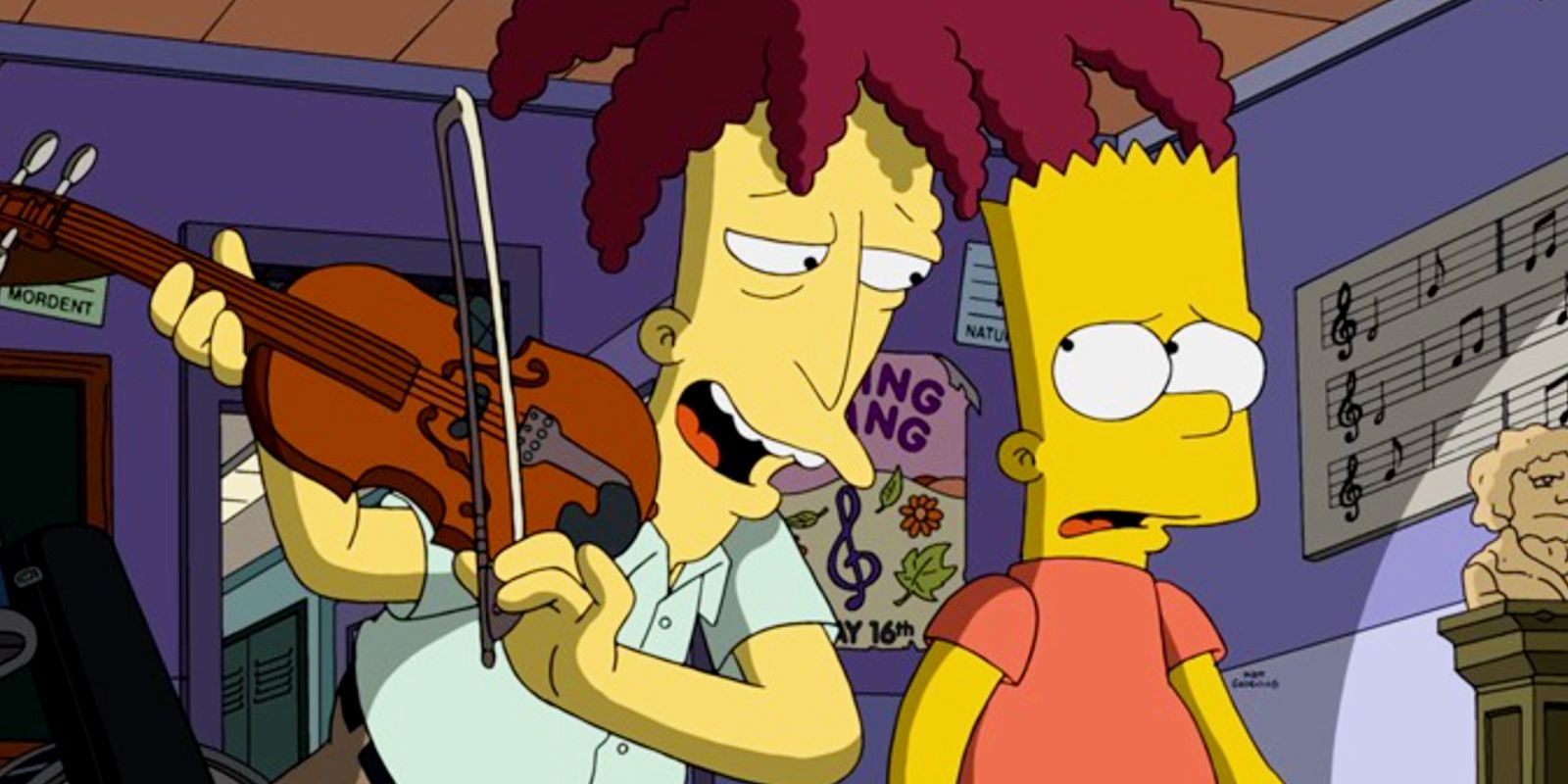 Los Simpson se convierte en un programa de acción en vivo de los años 50 en video (con el actor secundario Bob luciendo muy espeluznante)