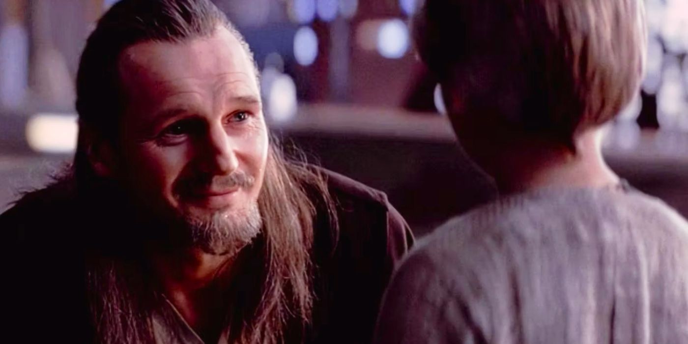 Star Wars revela el entrenamiento Jedi secreto de Qui-Gon para Anakin DURANTE La amenaza fantasma