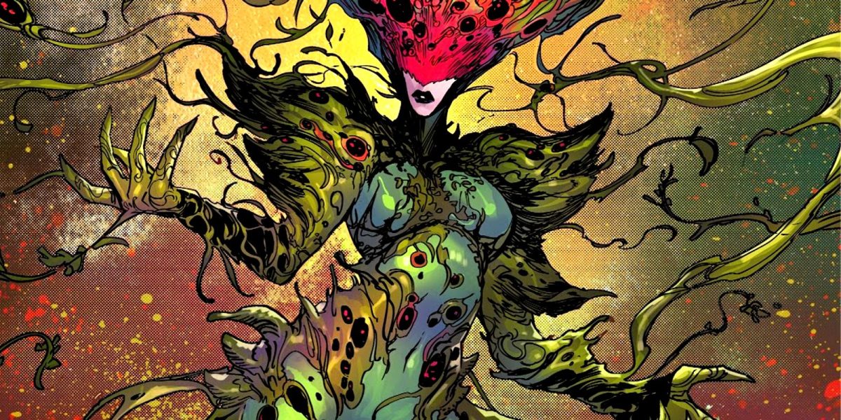 DC presenta la forma definitiva de Poison Ivy, ya que básicamente se convierte en un dios