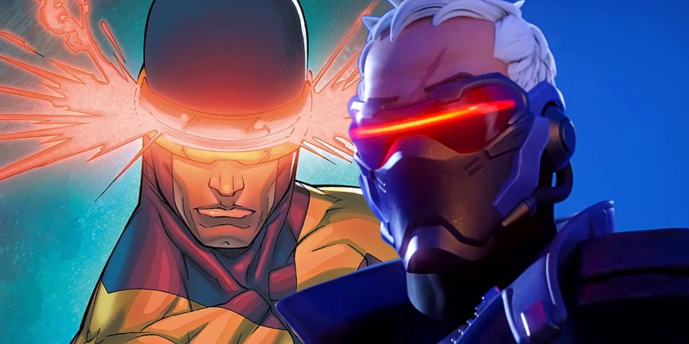Soldado: 76 se convierte en el cíclope de X-Men en un asombroso Fanart de Overwatch