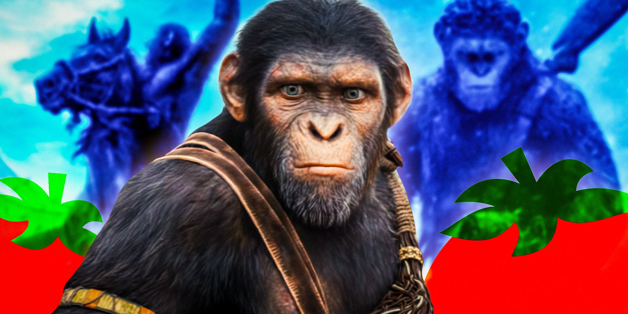 Por qué la puntuación de Rotten Tomatoes del Reino del Planeta de los Simios no puede competir con las dos últimas películas
