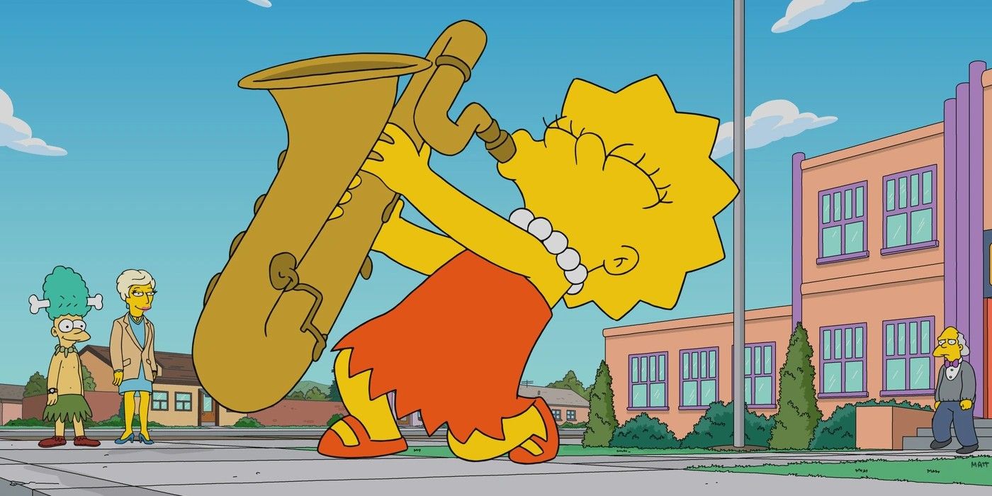 Lisa Simpson se une al épico meme de saxofón en torno a recreaciones en 3D de escenas clásicas de Los Simpson
