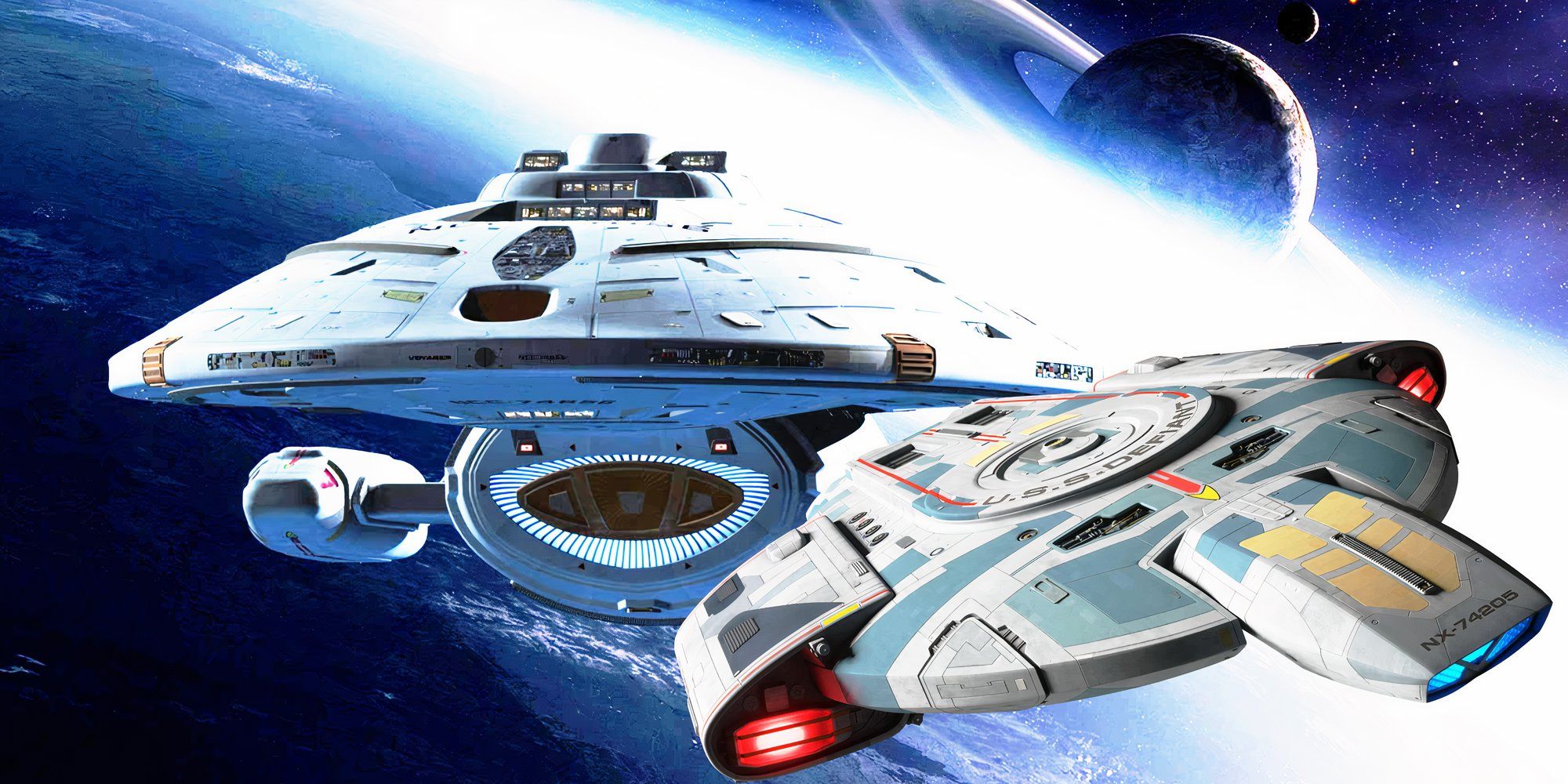 La Voyager es la razón por la que Star Trek: la nave estelar de DS9 se llama Defiant