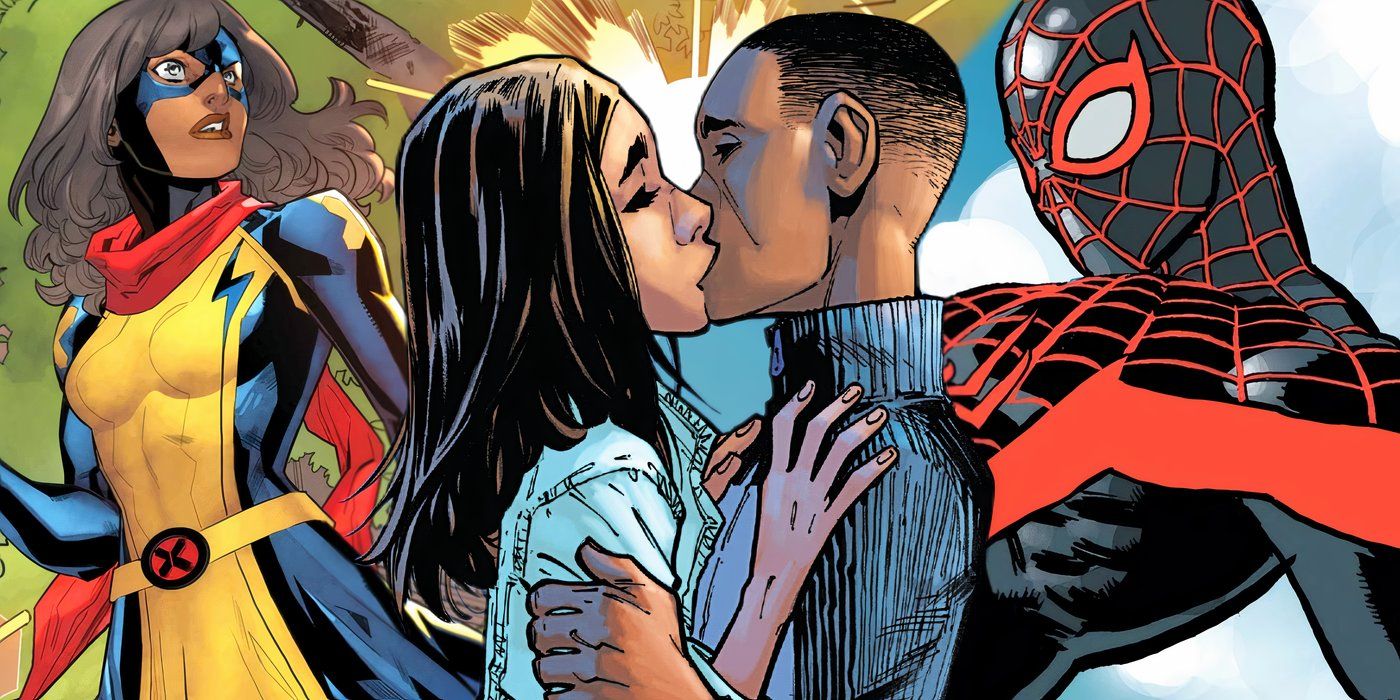 Spider-Man y Ms. Marvel se reúnen oficialmente en un nuevo romance de Marvel