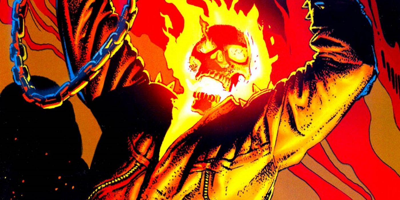 Marvel finalmente muestra cómo se ve la calavera llameante de Ghost Rider si la apagas