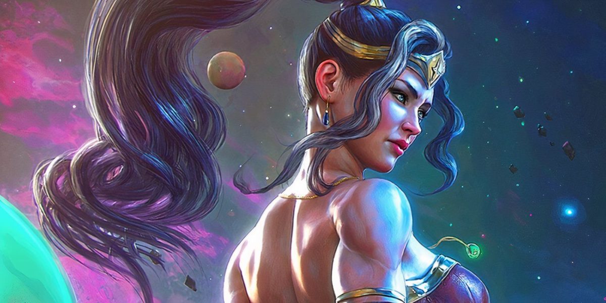 La nueva armadura cibernética de Wonder Woman me desespera por verla en una historia de ciencia ficción