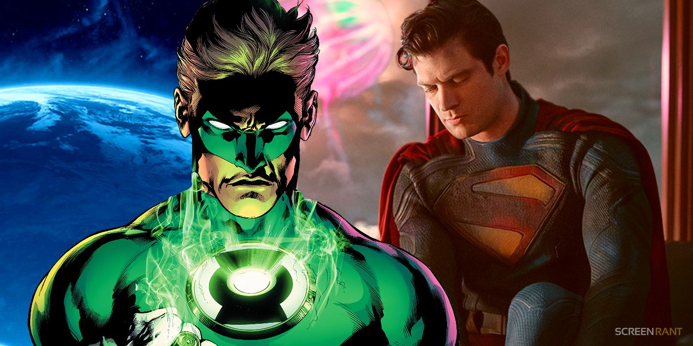 La revelación del disfraz de Superman de DCU parodiada en el impresionante primer vistazo de la película para fanáticos de Green Lantern