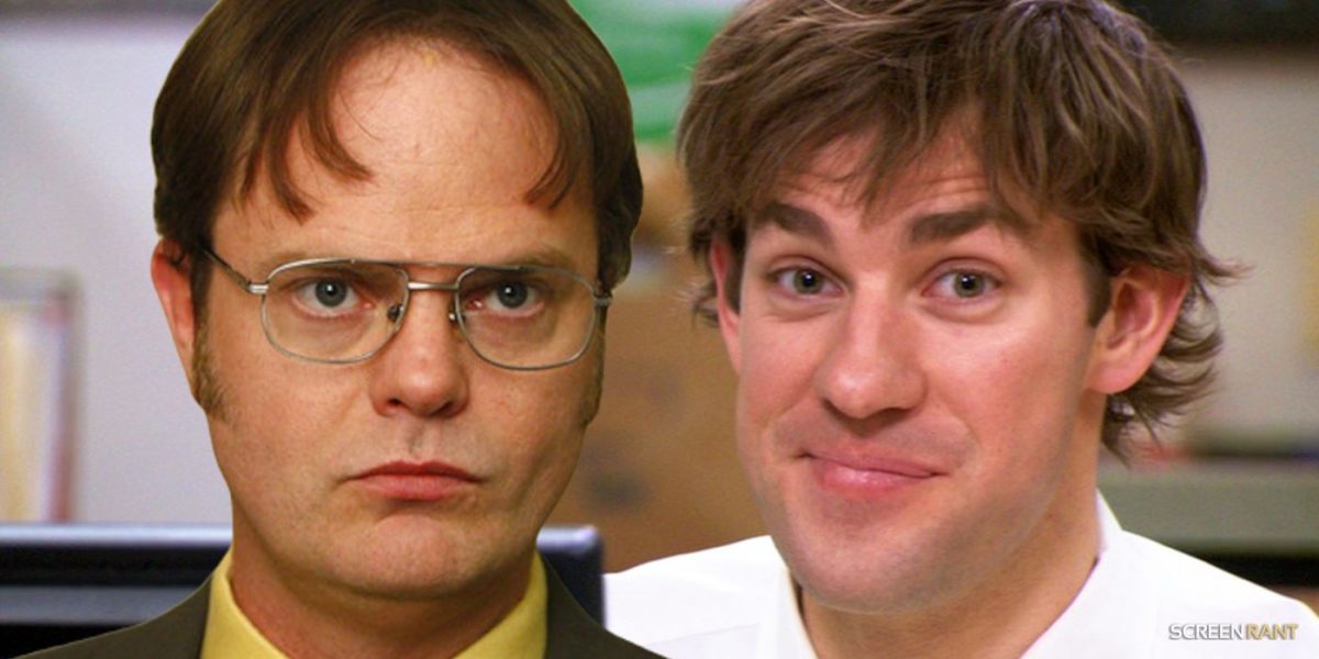 El actor Dwight de The Office recibe una broma de la misma manera que lo hizo su personaje