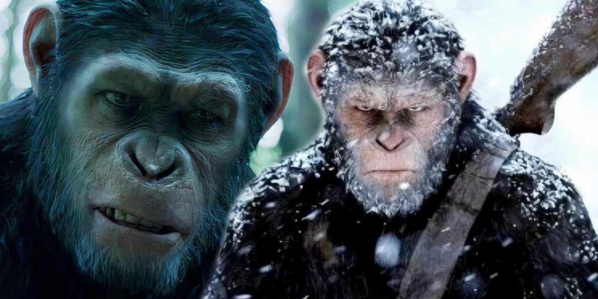 El arte de Planet Of The Apes convierte la saga de César de épica a tonta con un pequeño cambio