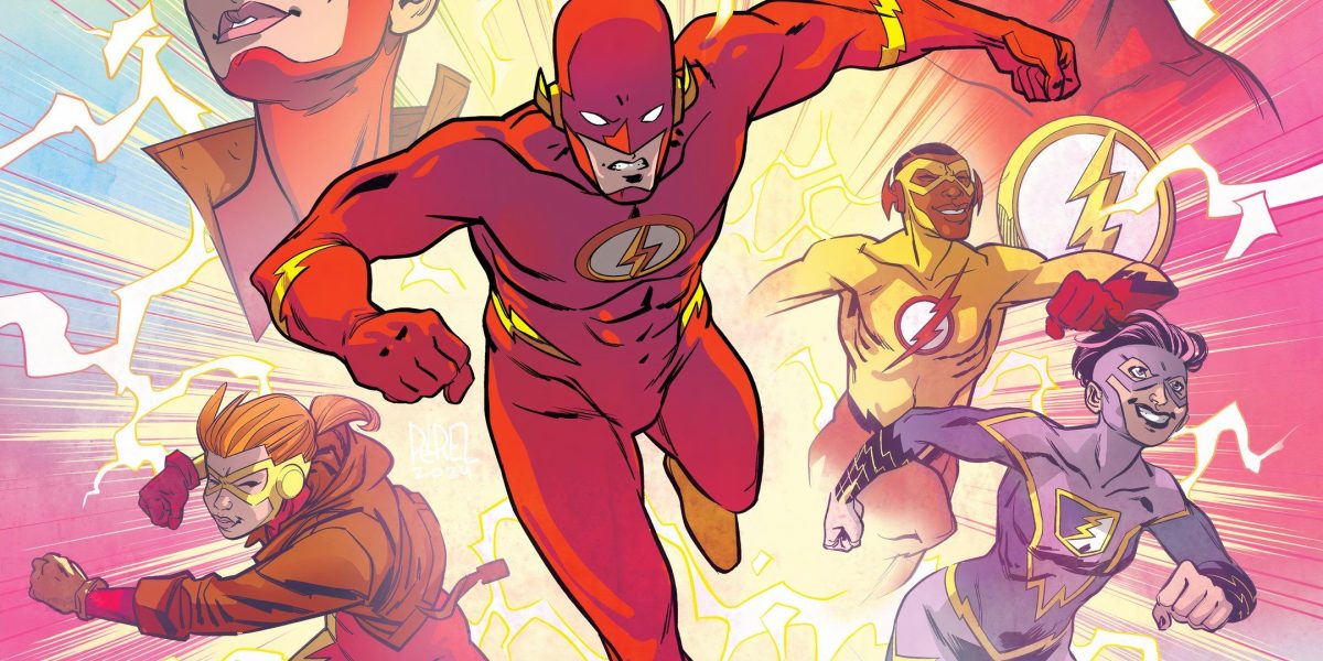 La familia Flash de DC muestra toda su fuerza en una página épica, pero les falta un héroe clave