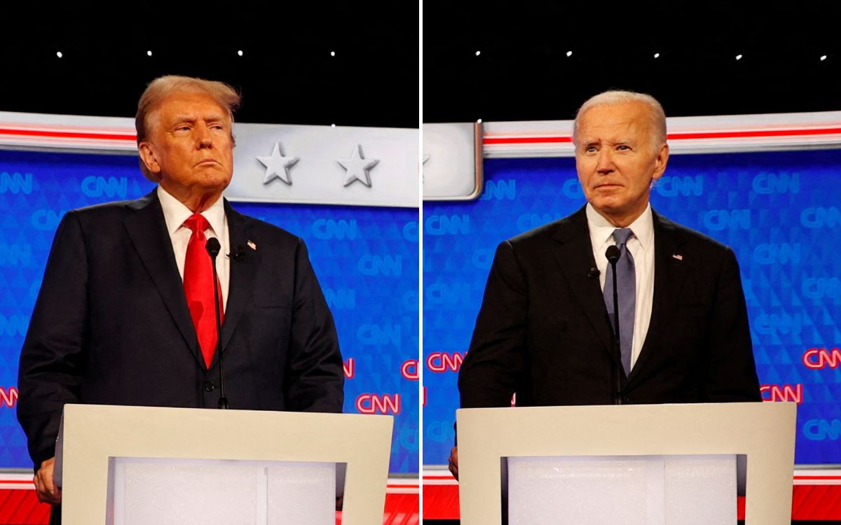 Biden y Trump atraen la audiencia más baja de un debate presidencial de EU en 20 años