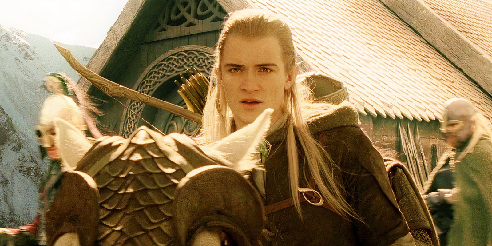 El cosplayer de El señor de los anillos captura perfectamente a Legolas con su arco y flecha