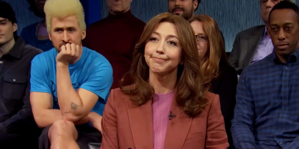 "Esto me hace sentir casi... poco profesional": la estrella de SNL se ríe durante un sketch viral con Ryan Gosling