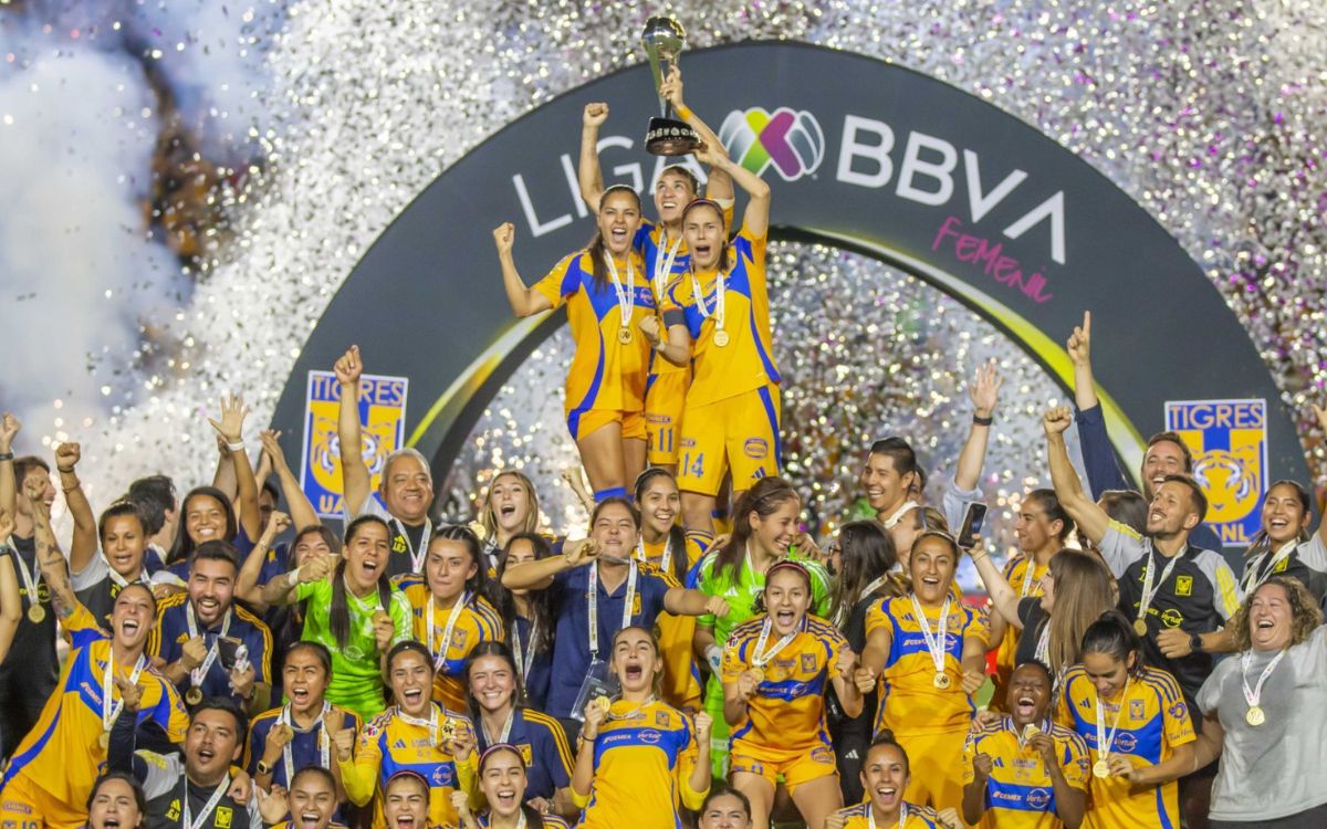 ¡Las más ganadoras! Tigres Femenil se vuelve a alzar Campeón de Campeonas | Video