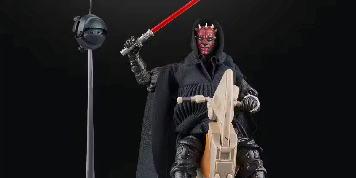 La figura de acción definitiva de Darth Maul es exclusiva de SDCC de la serie Black de Star Wars