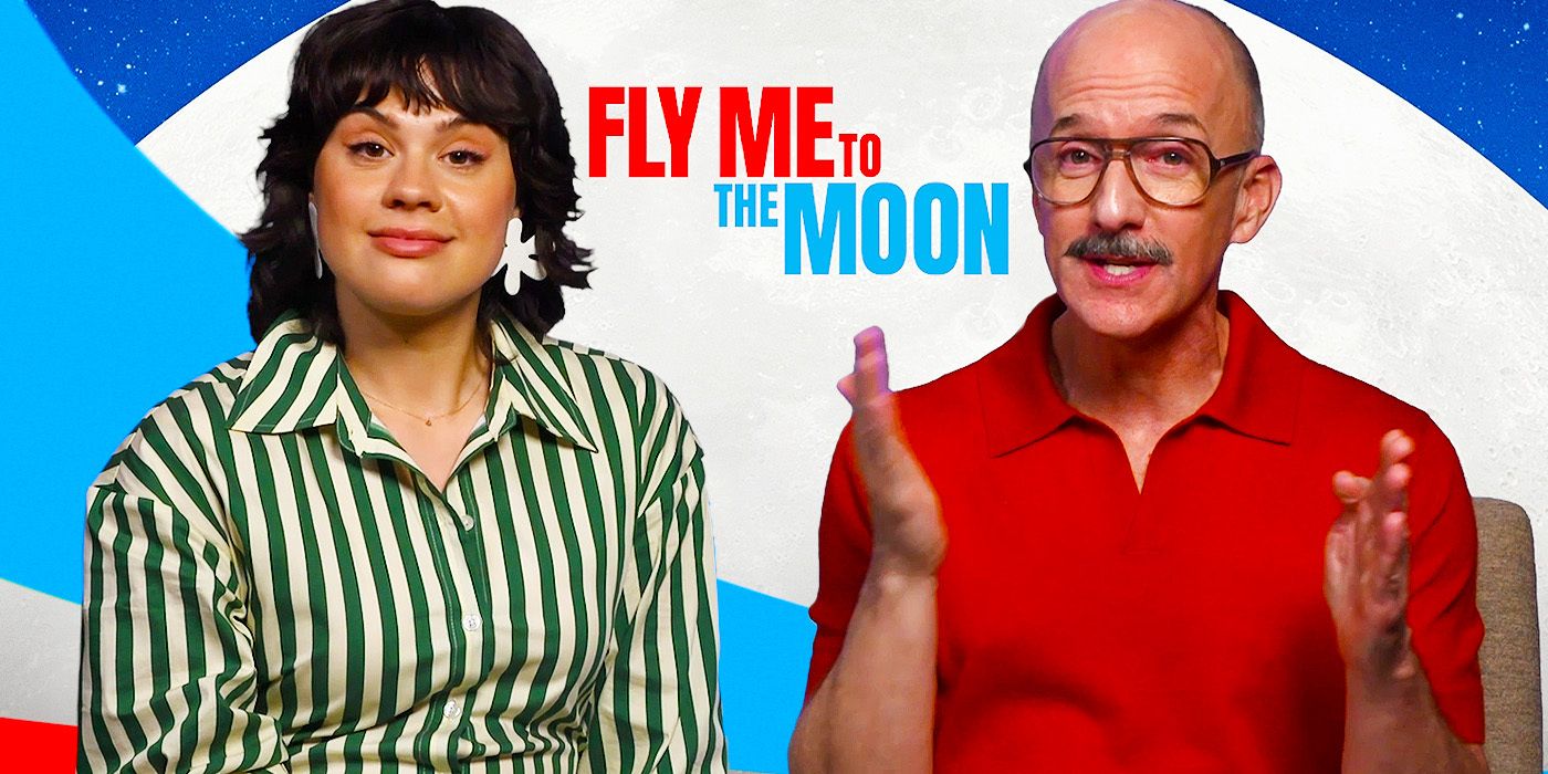 Jim Rash y Anna García de Fly Me To The Moon hablan sobre su papel de director fracasado y de ser un avatar de la audiencia