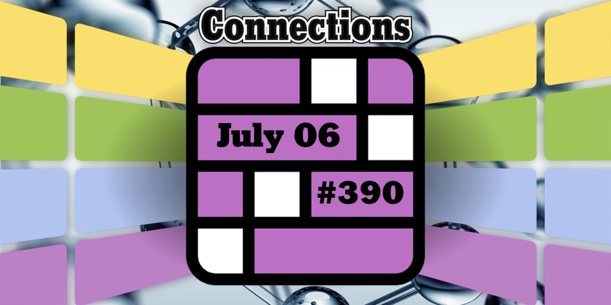 Pistas y respuestas de Connections de hoy para el 6 de julio de 2024 (rompecabezas n.° 390)