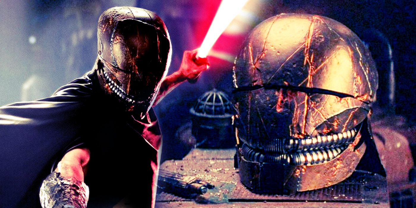 El casco del Lord Sith del Acólito tiene un defecto importante que hace que matar Jedi sea más impresionante